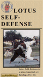Mobile Screenshot of lotusmartialarts.com